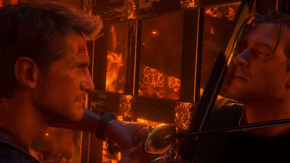 Nathan and Rafe face off in Uncharted 4