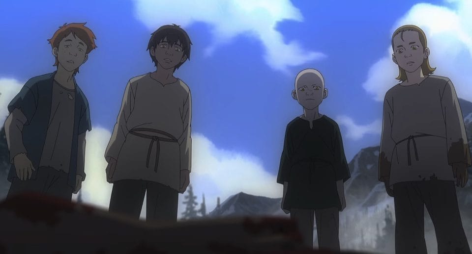 Witcher kids from The Witcher: Nightmare of the Wolf