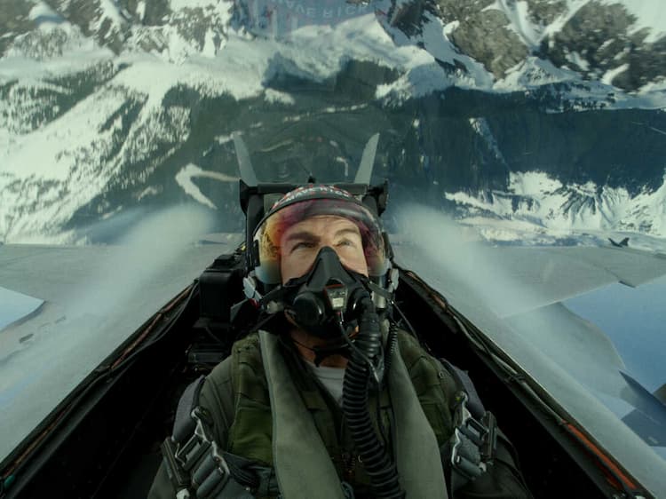Tom Cruise is back as Pete "Maverick" Mitchell in Top Gun: Maverick. 