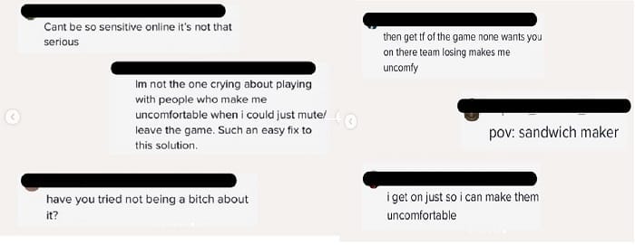 negative comments received online