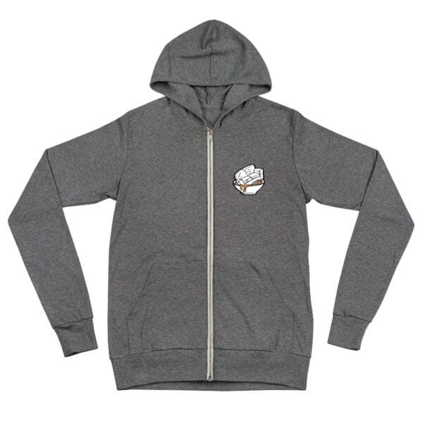 Couch Soup Logo Zip Hoodie - Image 5
