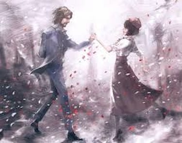 A picture of Gustave and Sophie's painting in-game.