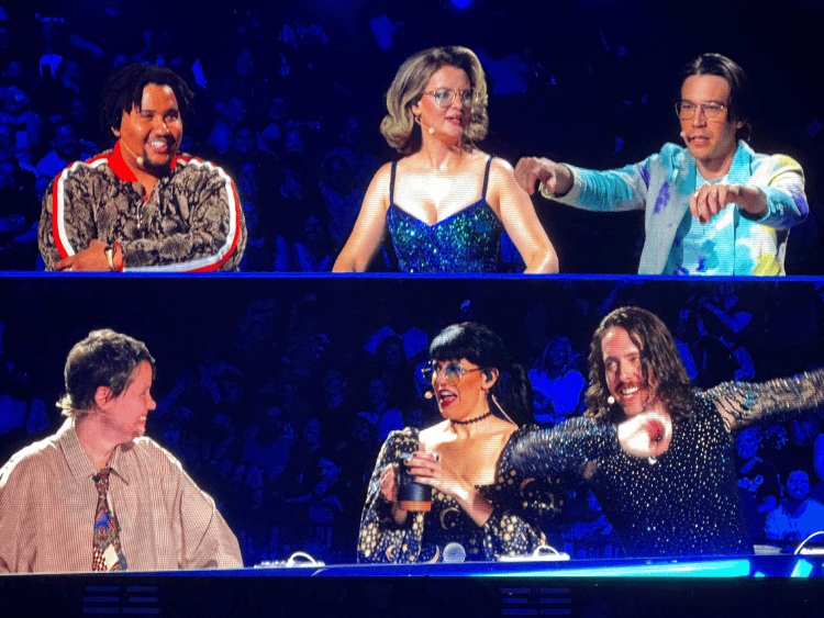 The adventuring party for Viva Más Vegas live show