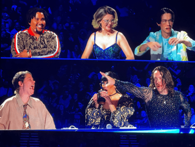 The adventuring party for Viva Más Vegas live show