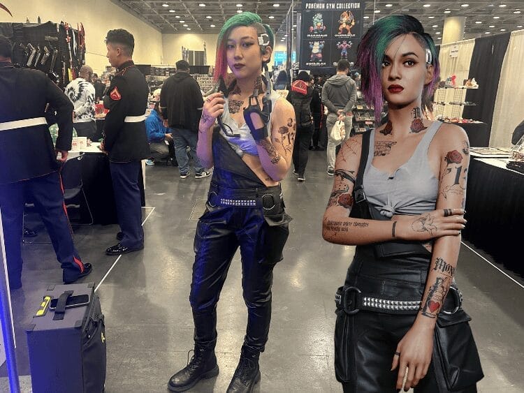 Judy Alvarez cosplay from Cyberpunk 2077