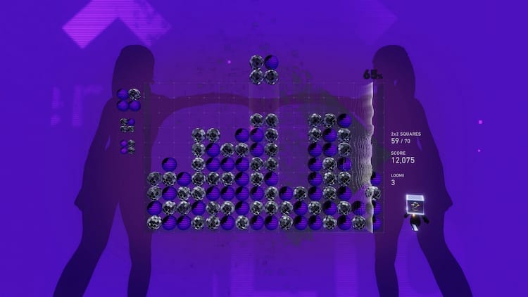 Screenshot from Lumines: Arise