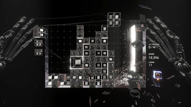 Screenshot from Lumines: Arise