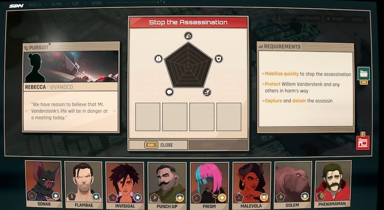 A choice in the Dispatching segment to see who should be sent out