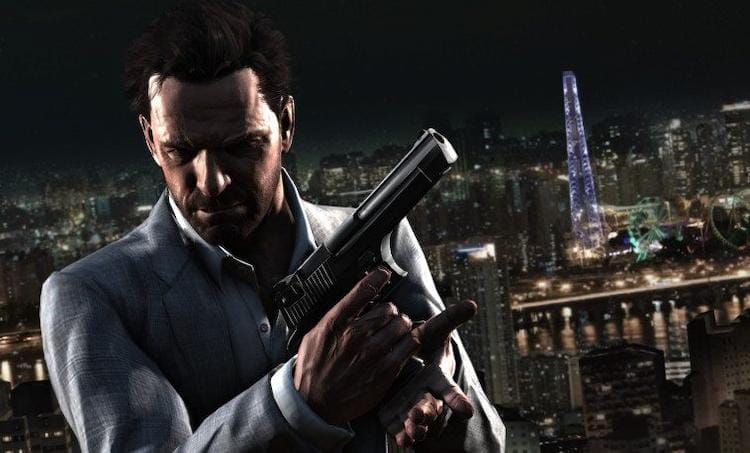 Max reloading his weapon in mission 2 of Max Payne 3.